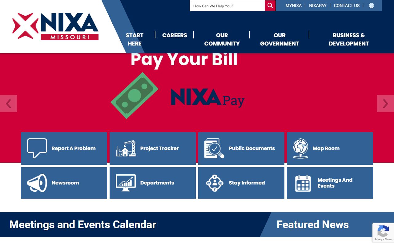 Nixa city government website for Nixa residents directory