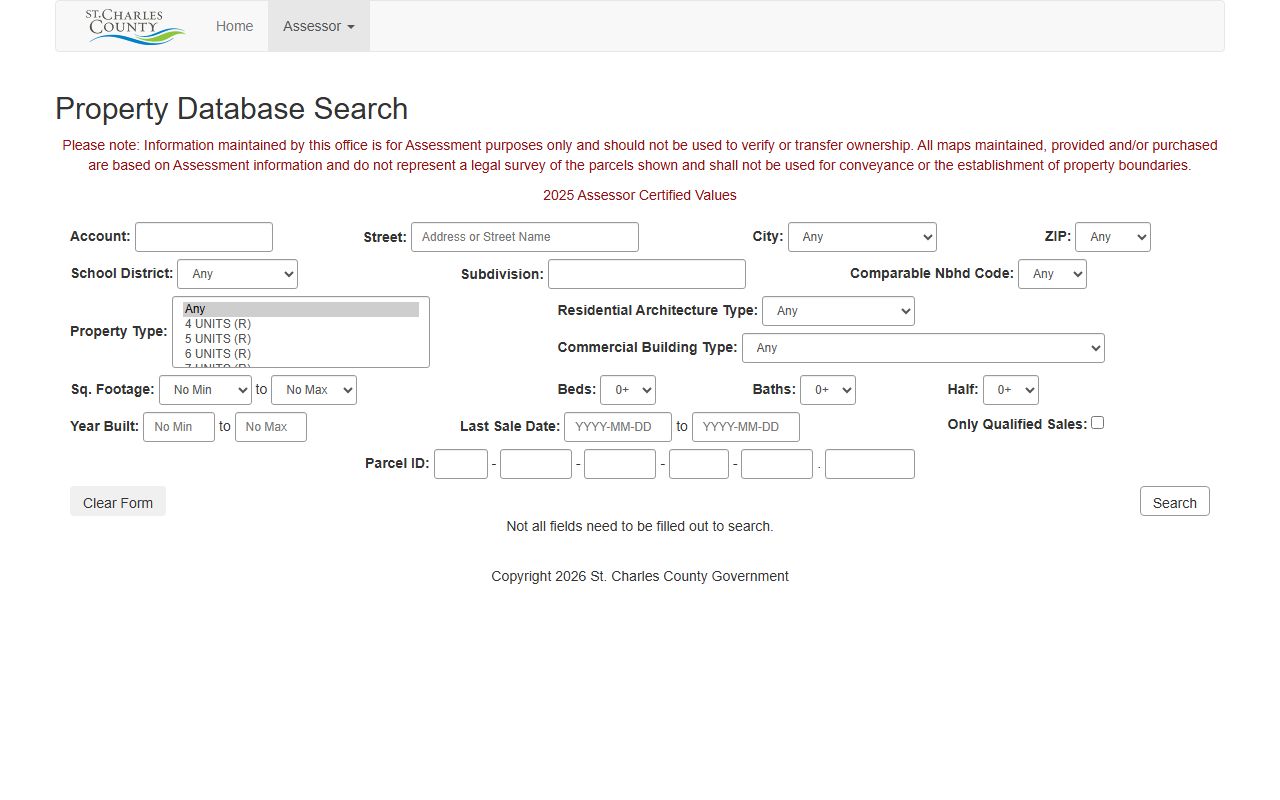 St. Charles County Recorder of Deeds for residents directory lookup